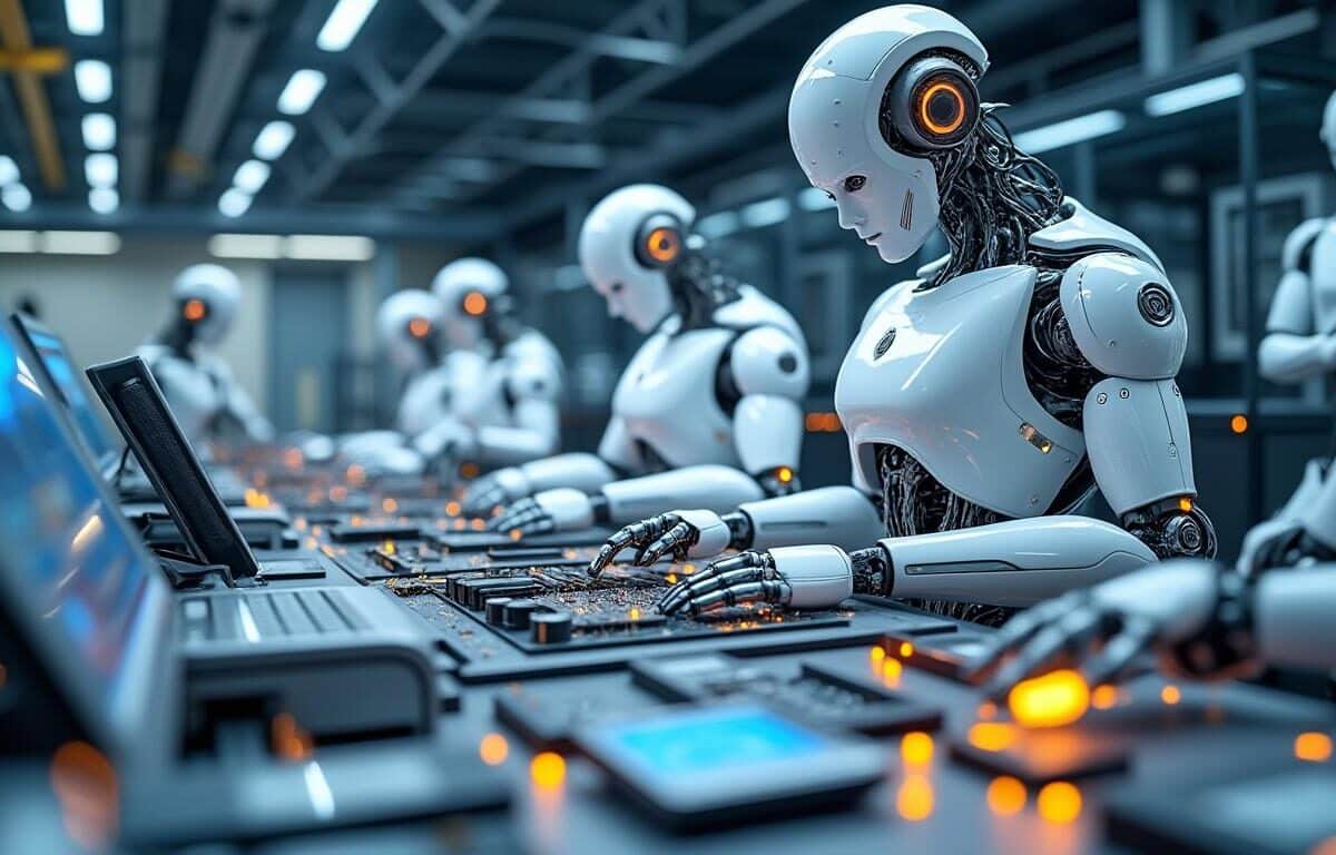 découvrez comment la robotique humanoïde compense la pénurie de main-d'œuvre qualifiée dans les secteurs high-tech en automatisant les tâches complexes et en renforçant l'efficacité industrielle.