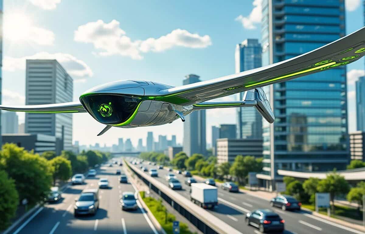 découvrez comment le drone de transport révolutionne la logistique urbaine high-tech en réduisant les émissions de carbone et en optimisant les livraisons écologiques.