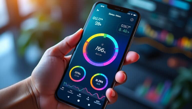 le tableau de bord android permet de surveiller facilement l'utilisation des données mobiles, offrant un suivi précis pour mieux gérer votre consommation et éviter les dépassements.
